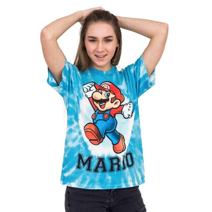 Nintendo Mario Cheer White Dyed T-shirt