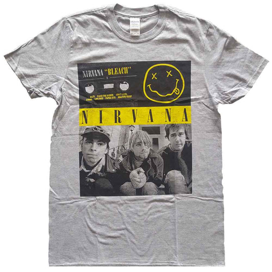 Nirvana Bleach Cassettes [T-Shirt] Officially Licensed