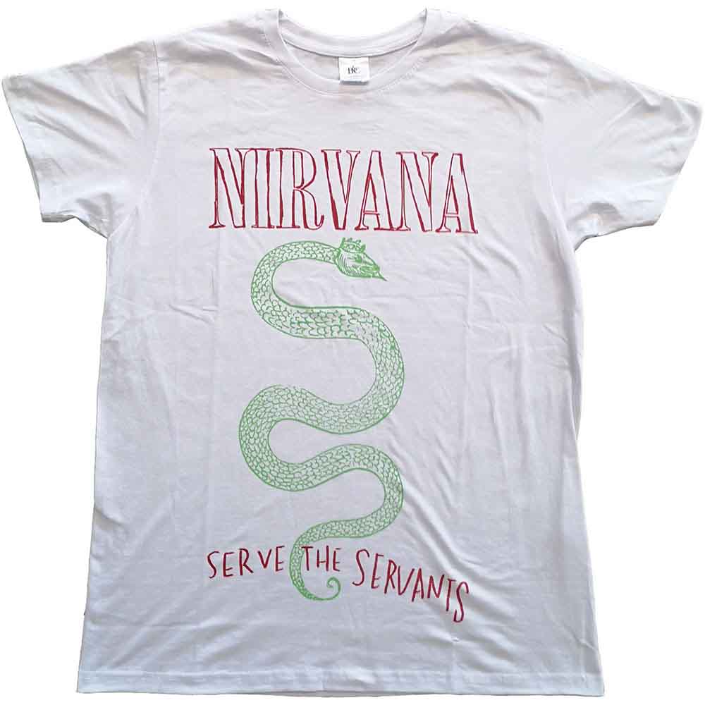Nirvana Serve The Servants Mens T Shirt Officially Licensed