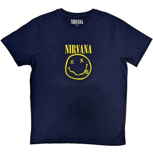 Nirvana Yellow Happy Face [T-Shirt] Officially Licensed