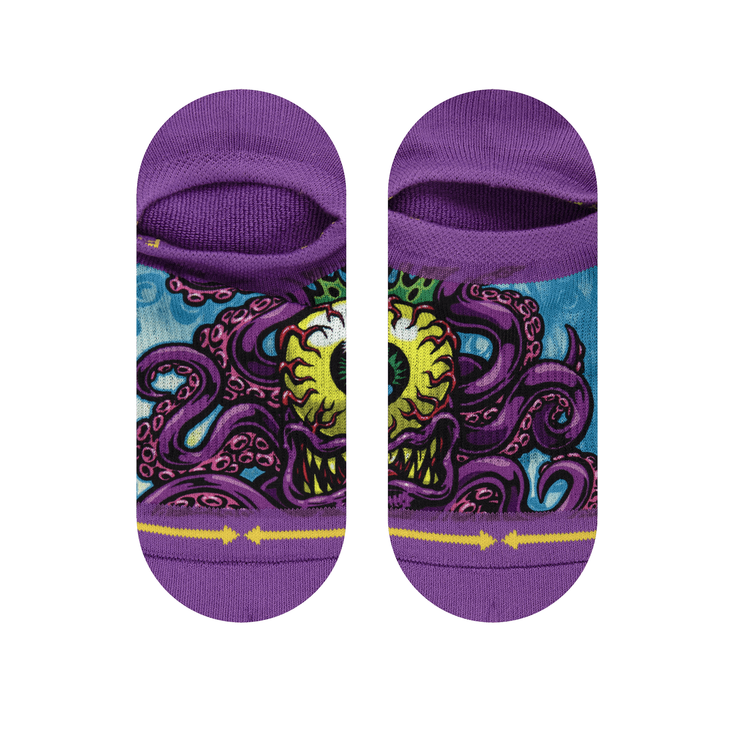 Jimbo Phillips Adult No Show Socks 4-Pack