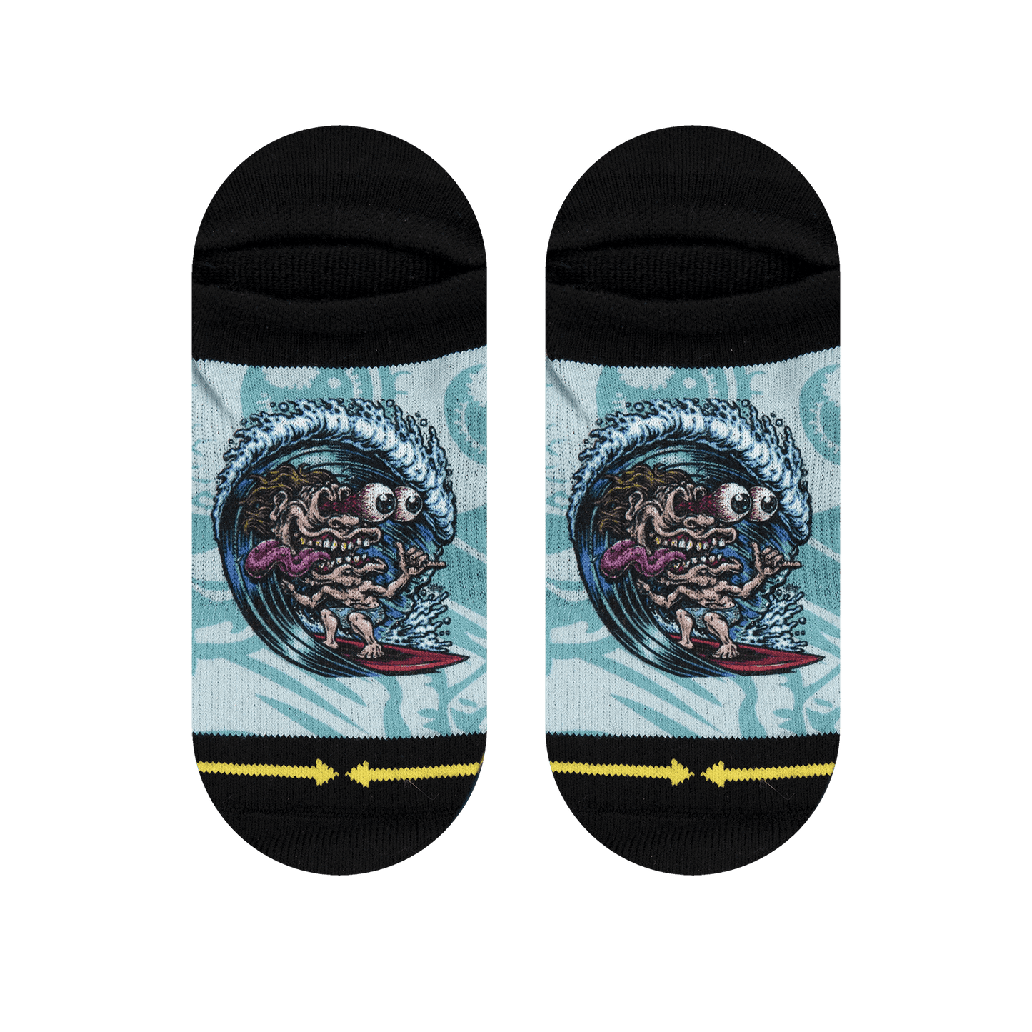 Jimbo Phillips Adult No Show Socks 4-Pack