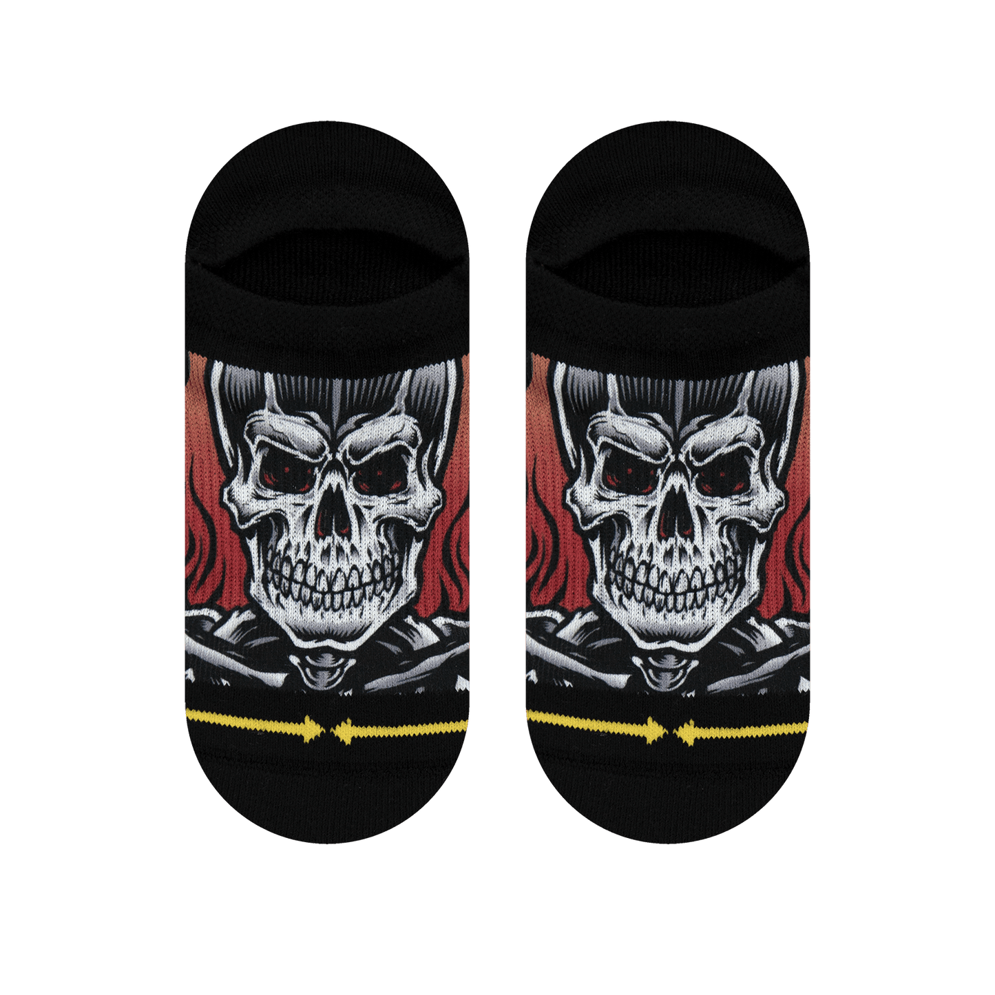 Jimbo Phillips Adult No Show Socks 4-Pack