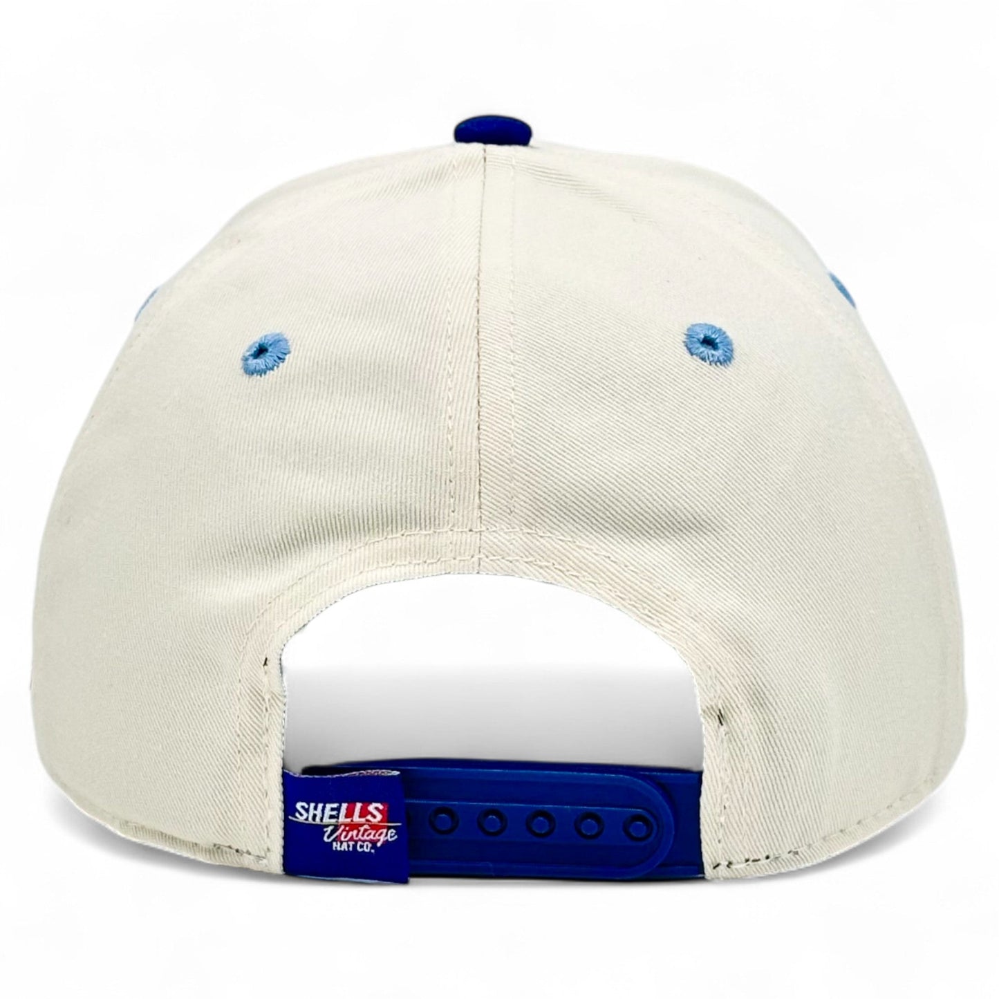 North Carolina Snapback Hat - The Tar Heel (Cream/Navy)