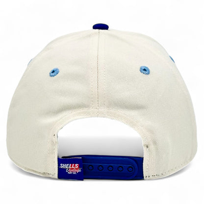 North Carolina Snapback Hat - The Tar Heel (Cream/Navy)