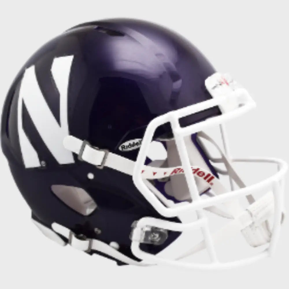Northwestern Wildcats Full Size Speed  Authentic Football Helmet - NCAA