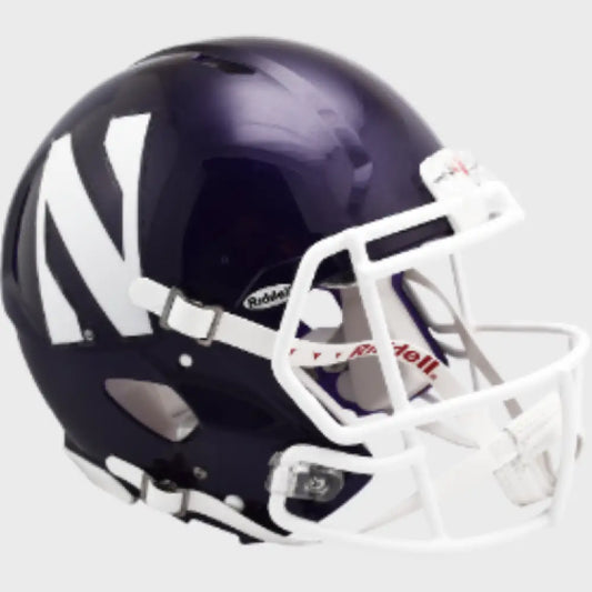 Northwestern Wildcats Full Size Speed  Authentic Football Helmet - NCAA