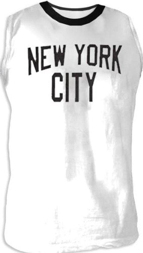 NYC New York City Walls and Bridges Pose Cut-Off T-shirt