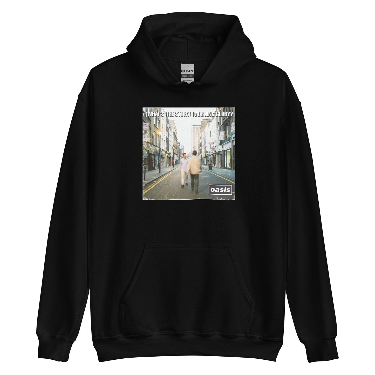 Oasis WOfficially Licensed Hats the Story Morning Glory Officially Licensed Hoodie Sweatshirt Black