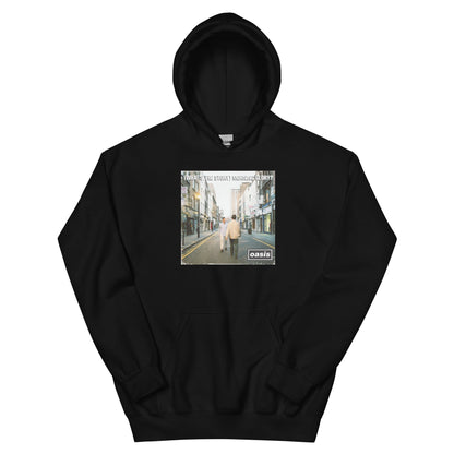 Oasis WOfficially Licensed Hats the Story Morning Glory Officially Licensed Hoodie Sweatshirt Black