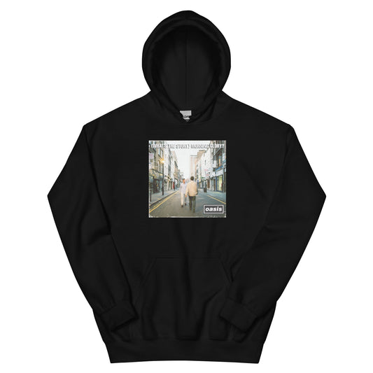 Oasis WOfficially Licensed Hats the Story Morning Glory Officially Licensed Hoodie Sweatshirt Black