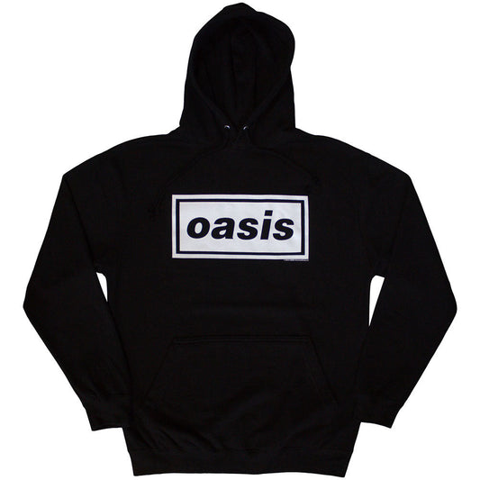 Oasis Decca Logo Mens Hoodie Black