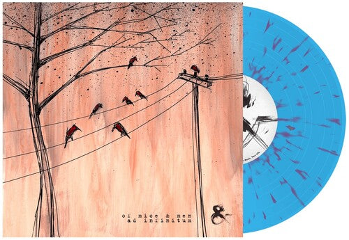 Of Mice & Men - AD Infinitum - Cyan W/ Grimace Purple Splatter (Indie Exclusive) Vinyl Record