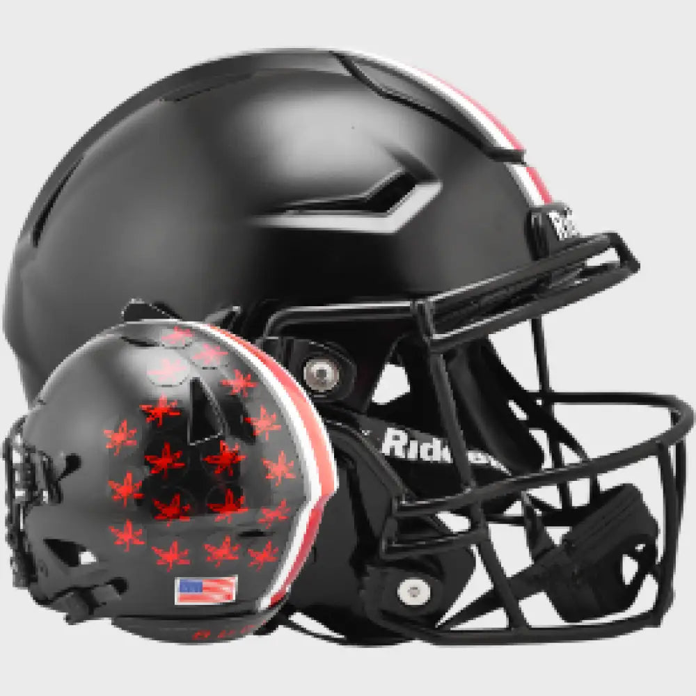 Ohio State Buckeyes Full Size SpeedFlex Authentic Helmet Black- NCAA