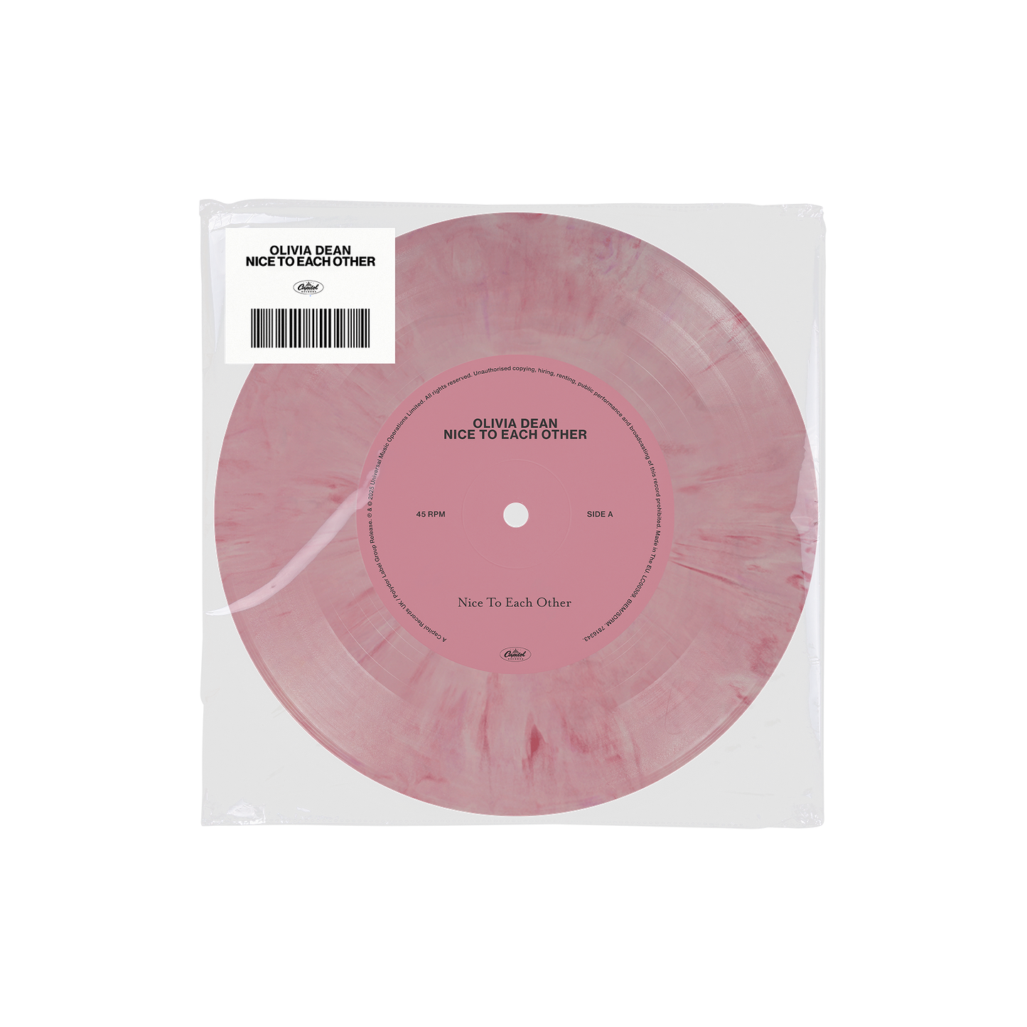 Nice To Each Other [Pink/White 7" Single] Vinyl Record