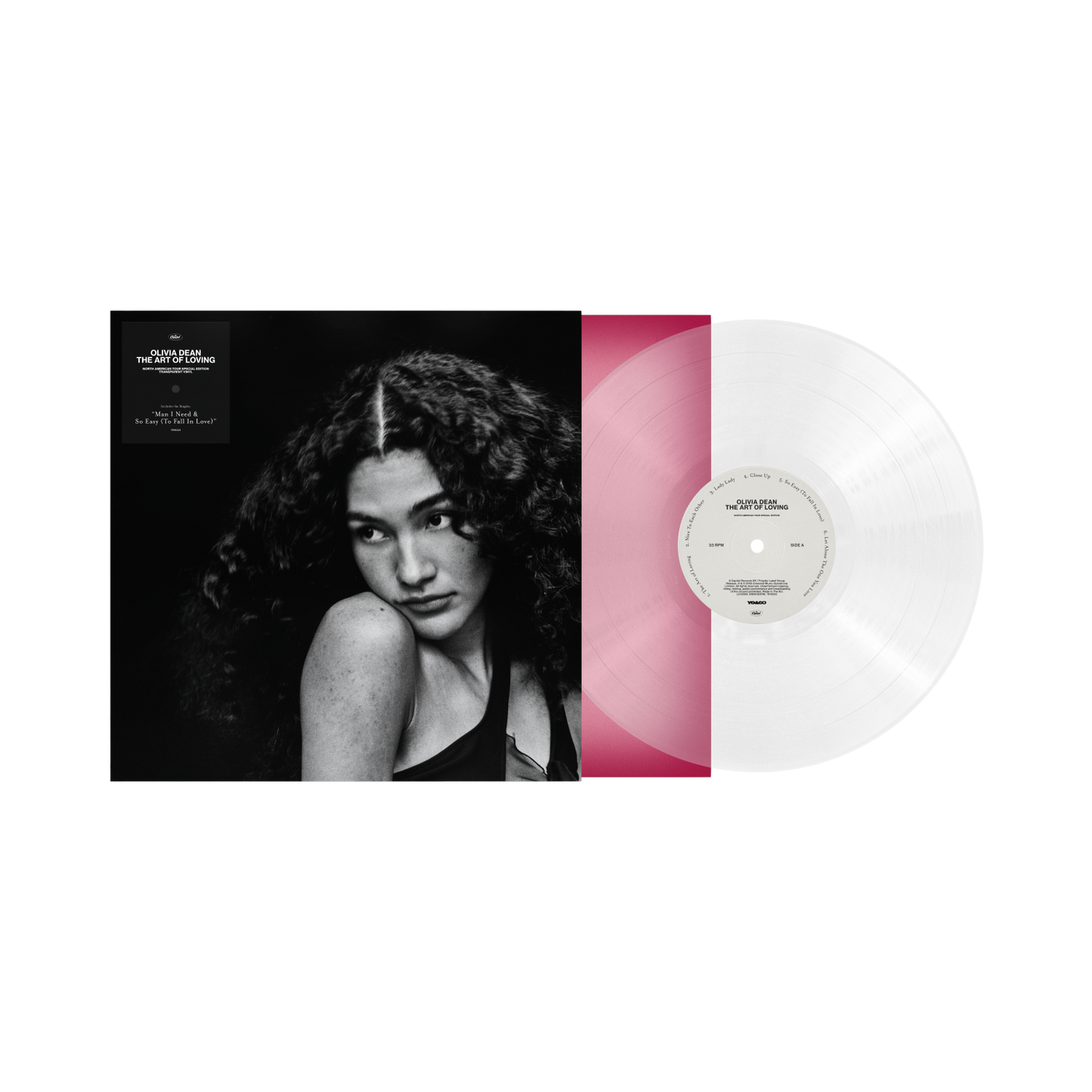 Olivia Dean - The Art Of Loving (Indie Exclusive) [Transparent LP] [Vinyl] Vinyl Record