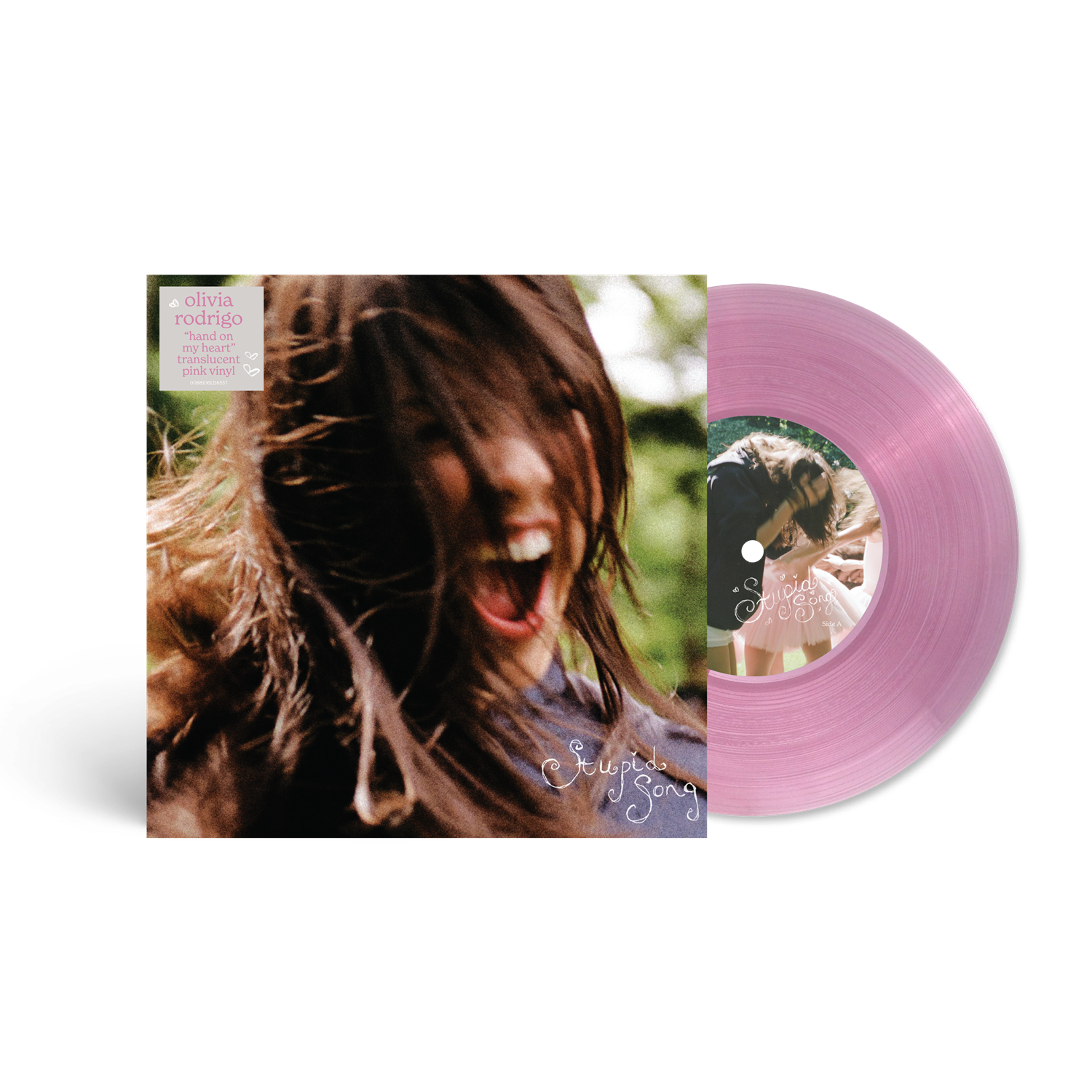 PRE-ORDER Olivia Rodrigo - Stupid Song [Translucent Pink 7" Single] [Vinyl] Vinyl Record