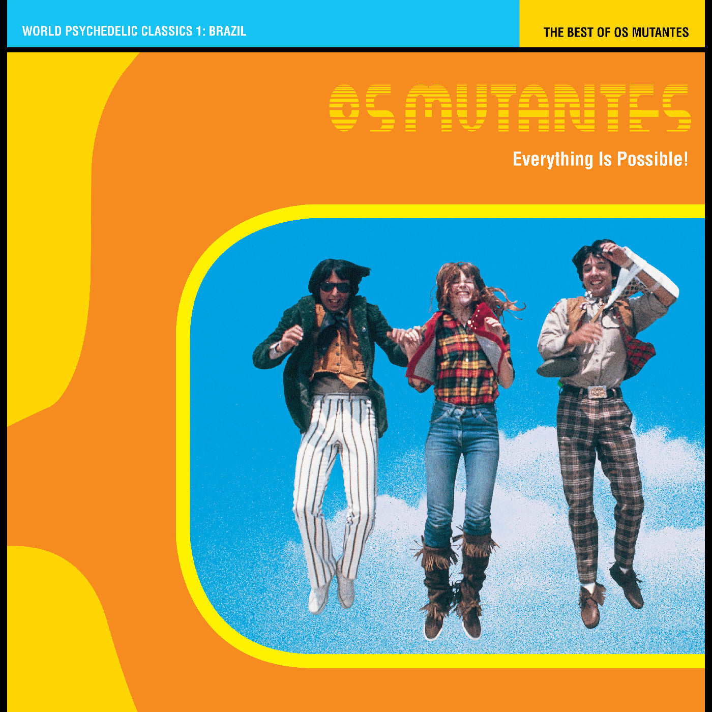 OS MUTANTES - Everything Is Possible! The Best Of Os Mutantes - World Psychedelic Classics 1 (Crystal Blue Persuasion Vinyl) [Vinyl] Vinyl Record