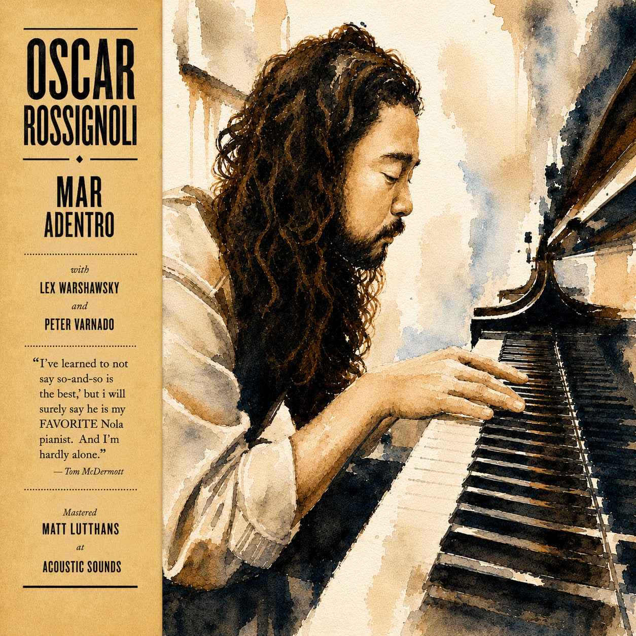 PRE-ORDER Oscar Rossignoli - Mar Adentro [CD] Music CD