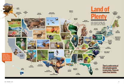 Outdoor Life - Hunting & Fishing Ultimate Guide: Tips & Tactics for Every State! Big Game, Pronghorn, Elk, Whitetail Deer, Upland Birds, Waterfowl, Small Game, Fall Fishing & More!