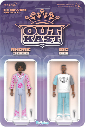 Super7 - OutKast - ReAction Figures Wv3 - OutKast (Big Boi & Dre Present) (Collectible, Action Figure) |