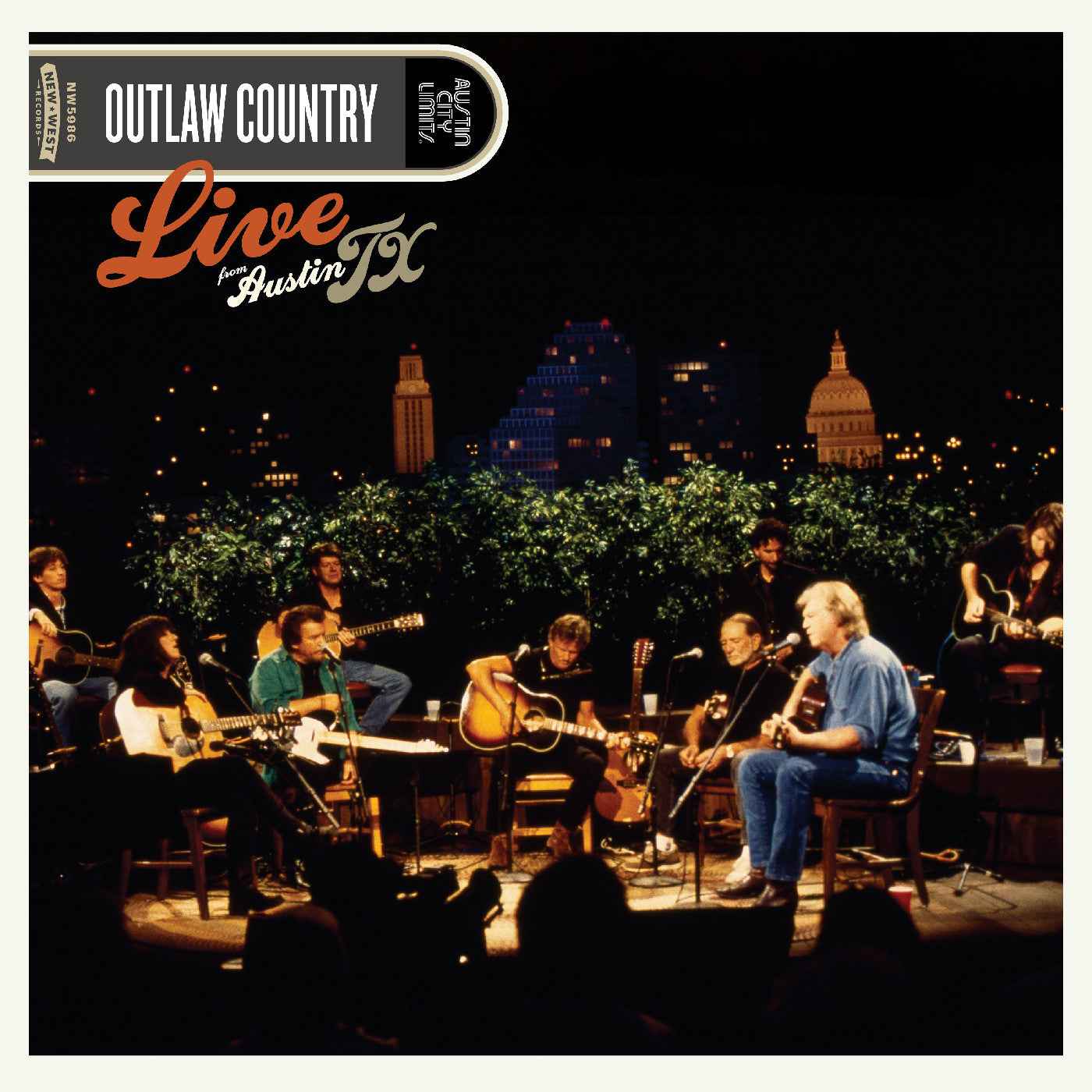 PRE-ORDER Outlaw Country - Live From Austin, Tx (Indie Exclusive, Red, White, Blue Splatter Vinyl) [Vinyl] Vinyl Record