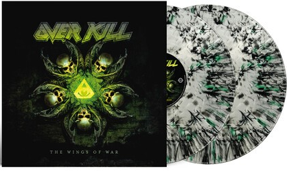 Overkill - The Wings of War (Limited Edition, Clear Vinyl W/ Crushed Black & Green Splatter Colored Vinyl, Gatefold LP Jacket, Reissue) (2 Lp's) [Vinyl] Vinyl Record