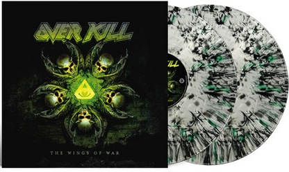 Overkill - The Wings of War (Limited Edition, Clear Vinyl W/ Crushed Black & Green Splatter Colored Vinyl, Gatefold LP Jacket, Reissue) (2 Lp's) [Vinyl] Vinyl Record