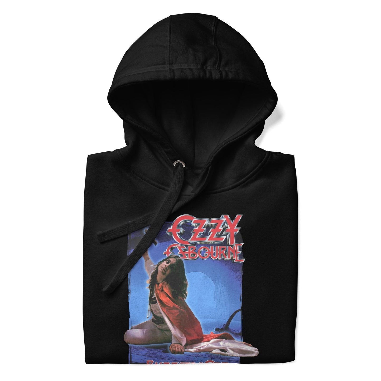Ozzy Osbourne Blizzard of Oz Classic Mens Officially Licensed Hoodie Black
