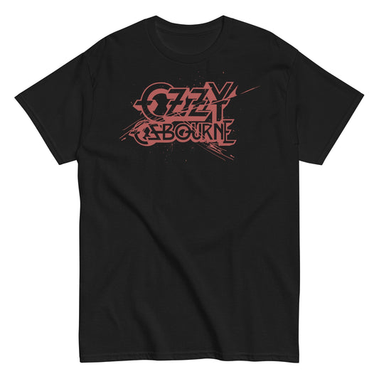 Ozzy Osbourne Blood Logo Mens T Shirt Black