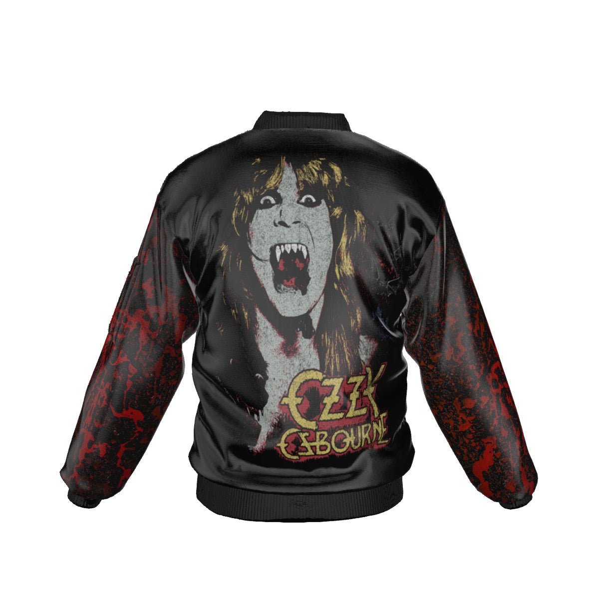 Ozzy Osbourne Mens Bomber Jacket Black