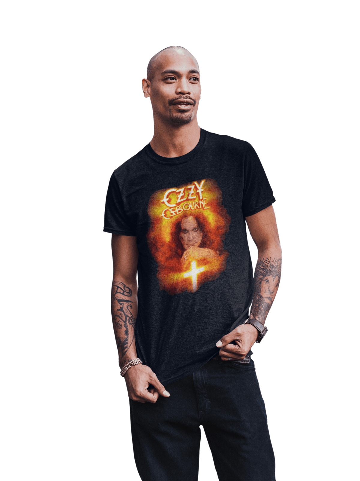 Ozzy Osbourne Bow Down Officially Licensed Mens T Shirt Black