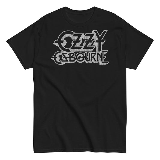 Ozzy Osbourne Classic Logo Mens T Shirt Black