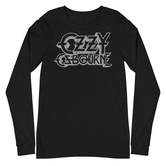 Ozzy Osbourne Core Logo Mens Long Sleeve T Shirt Black