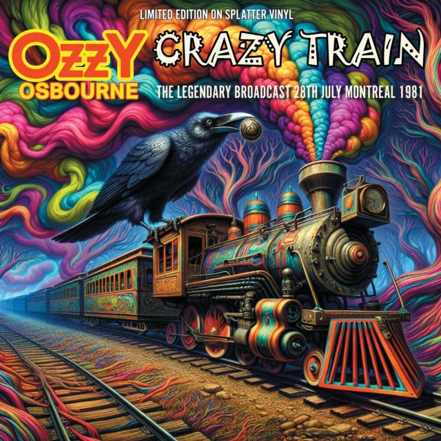 Ozzy Osbourne - Crazy Train: Montreal 1981 (Numbered Edition) (Aqua/Purple Splatter Vinyl) [Import] Vinyl Record