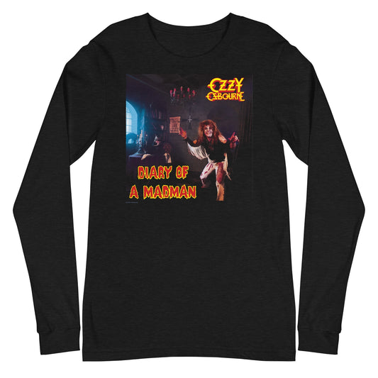 Ozzy Osbourne Diary of a Madman Mens Long Sleeve T Shirt Black