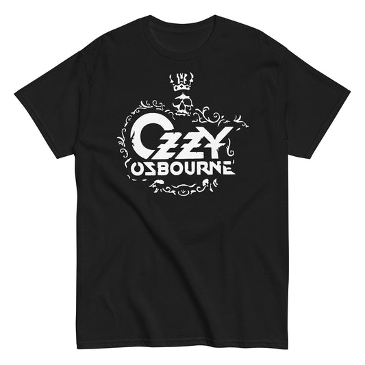 Ozzy Osbourne Gilded Skull Mens T Shirt Black