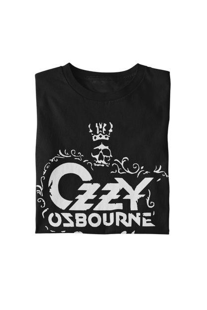 Ozzy Osbourne Gilded Skull Officially Licensed Mens T Shirt Black