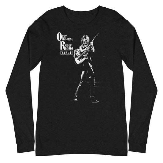 Ozzy Osbourne Guitar Mens Long Sleeve T Shirt Black