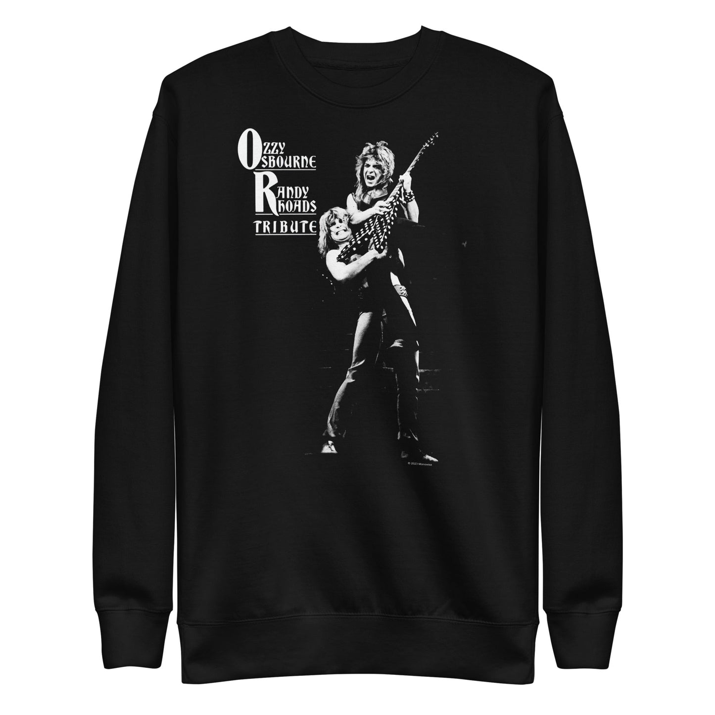 Ozzy Osbourne Guitar Mens Sweatshirt Black