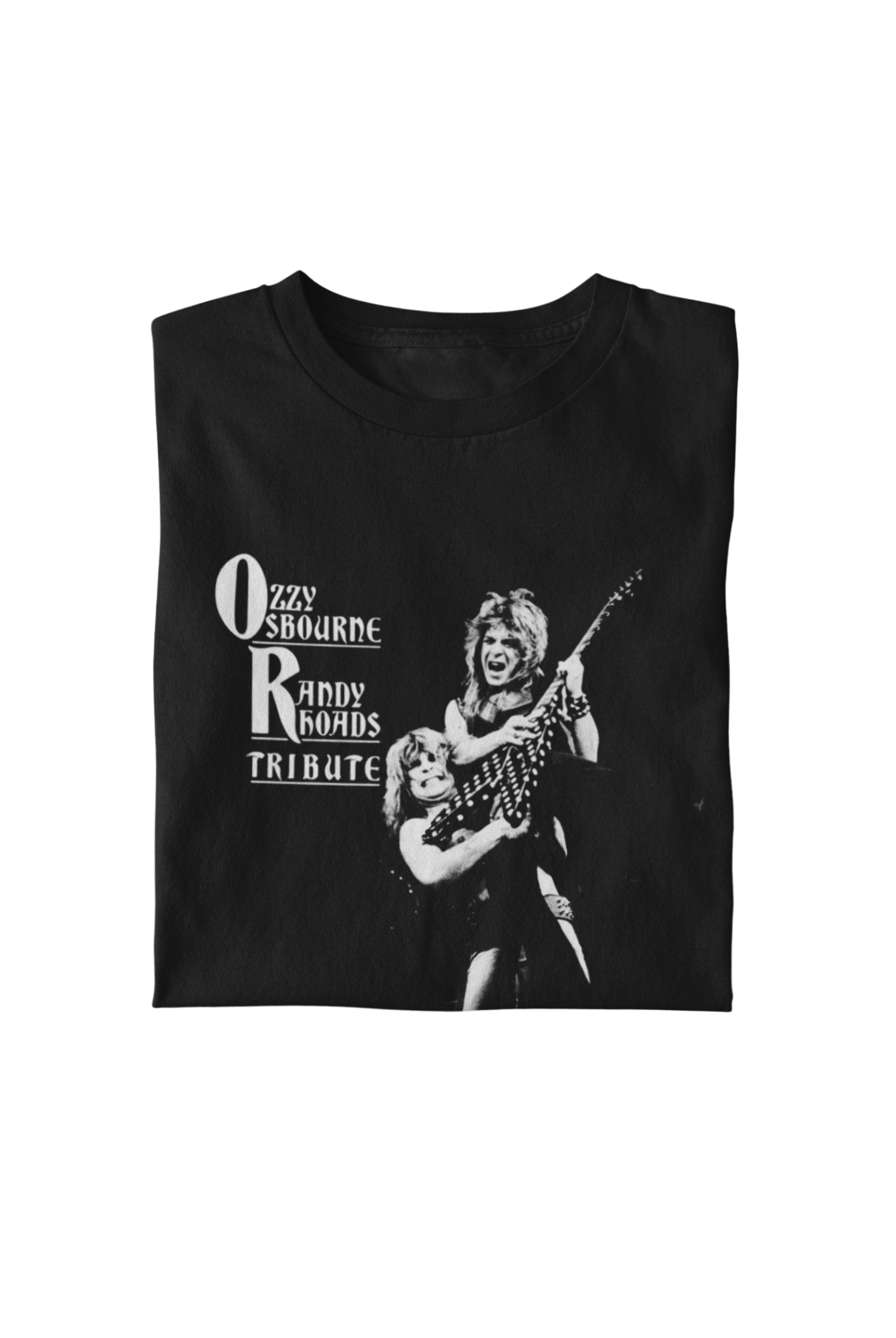 Ozzy Osbourne Guitar Officially Licensed Mens T Shirt Black