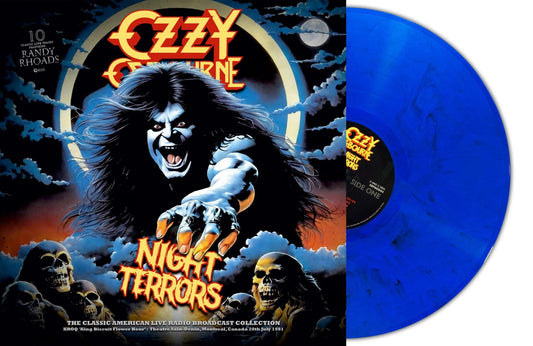 Ozzy Osbourne - Night Terrors (Blue Marble Vinyl) [Import] Vinyl Record