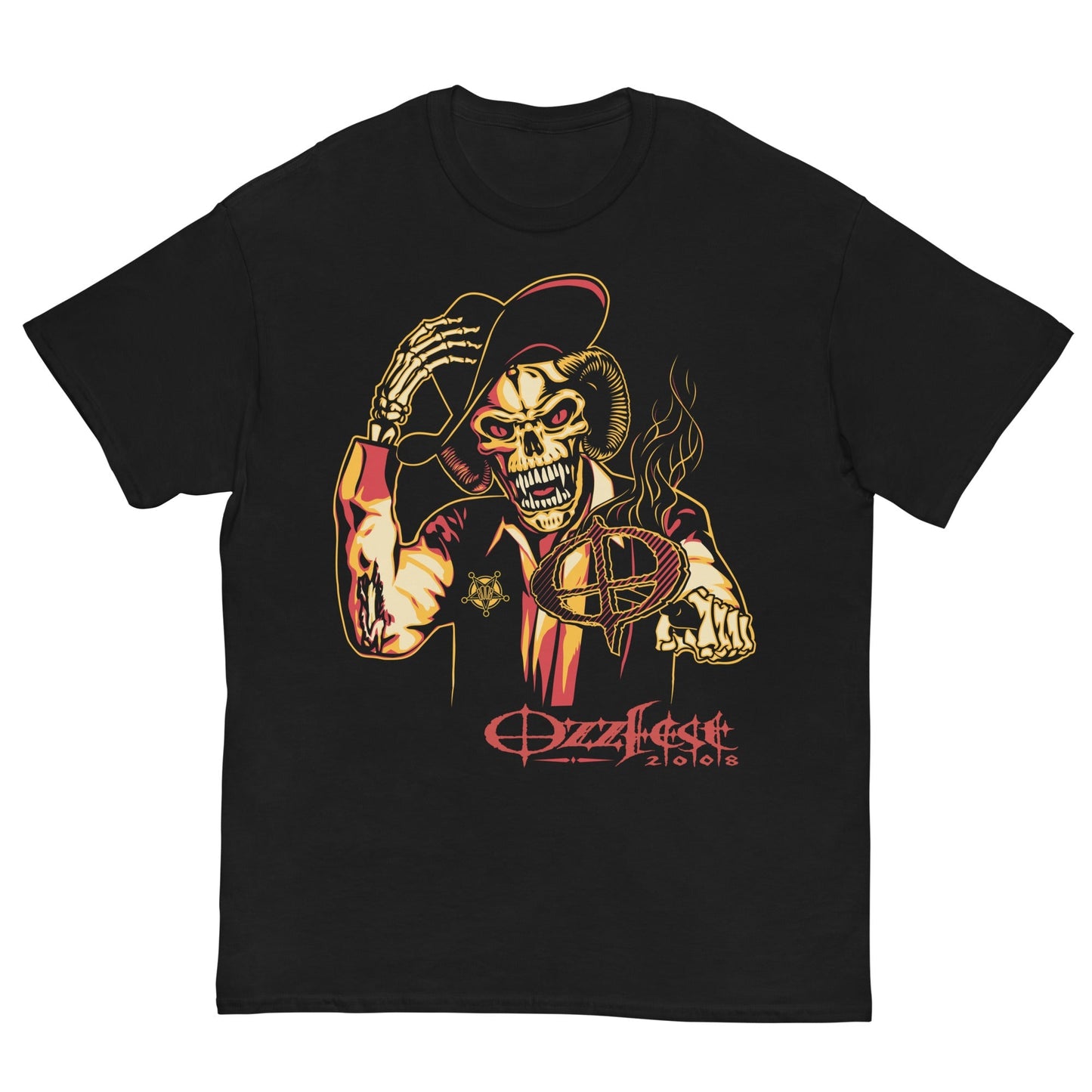 Ozzy Osbourne Ozzfest 2008 Officially Licensed Mens T Shirt Black