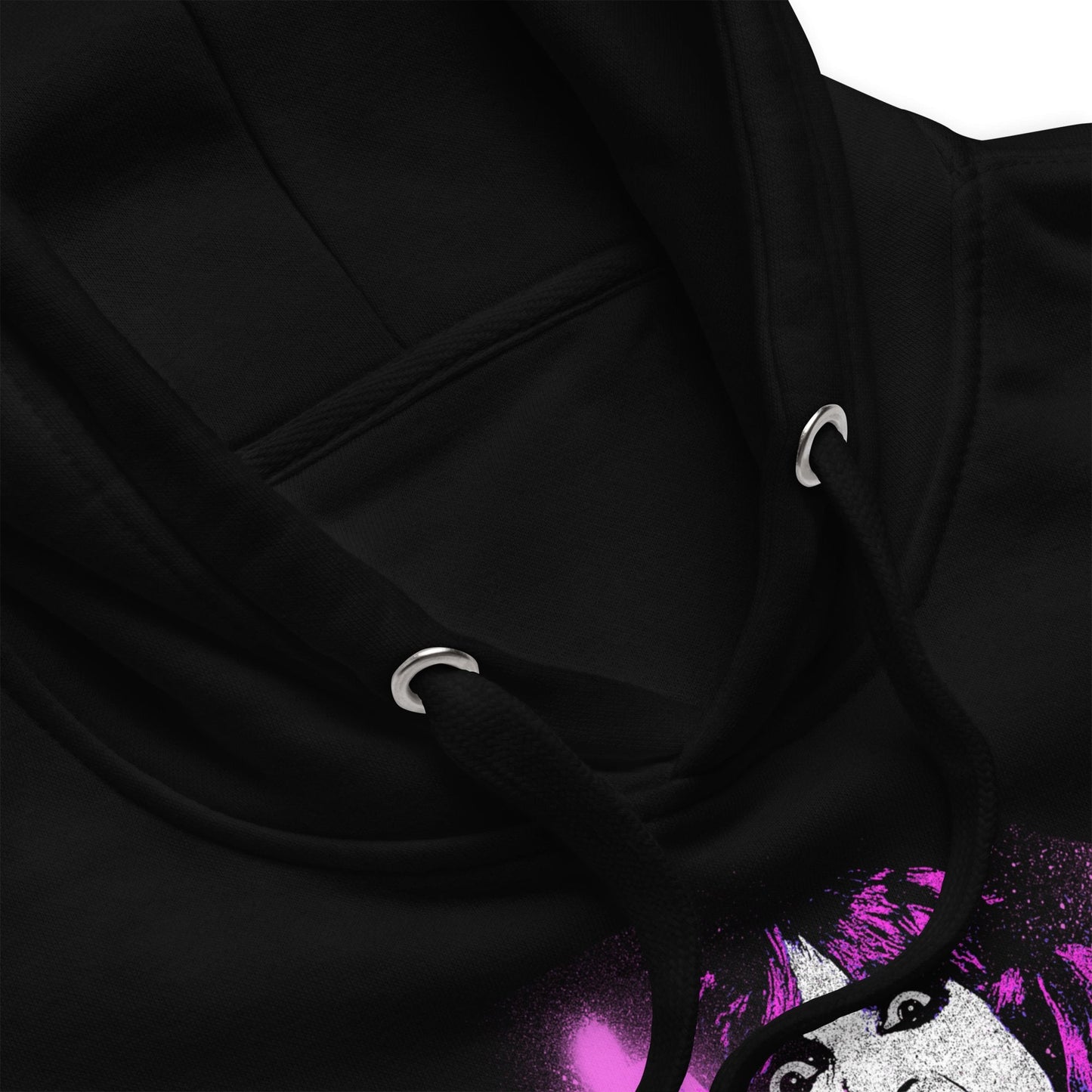 Ozzy Osbourne Purple Screaming Mens Classic Officially Licensed Hoodie Black