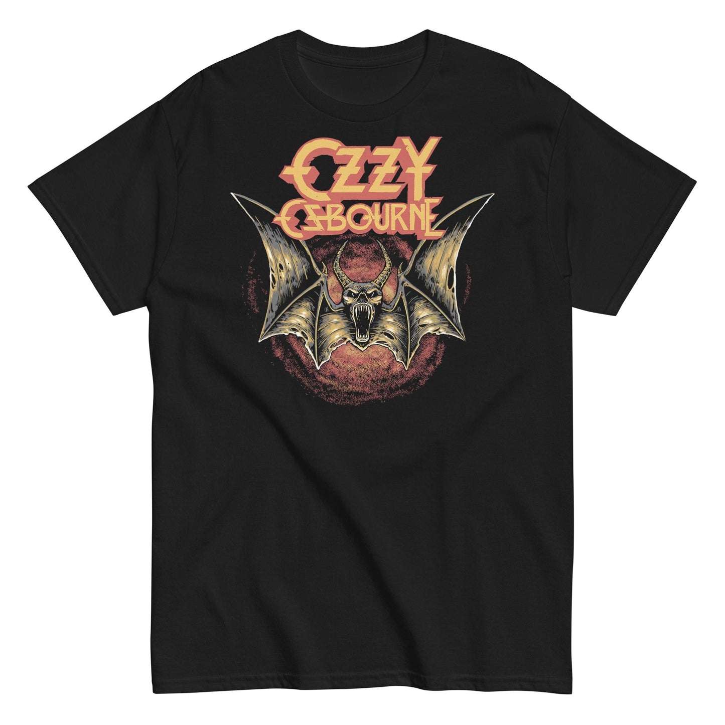 Ozzy Osbourne Screaming Bat Officially Licensed Mens T Shirt Black