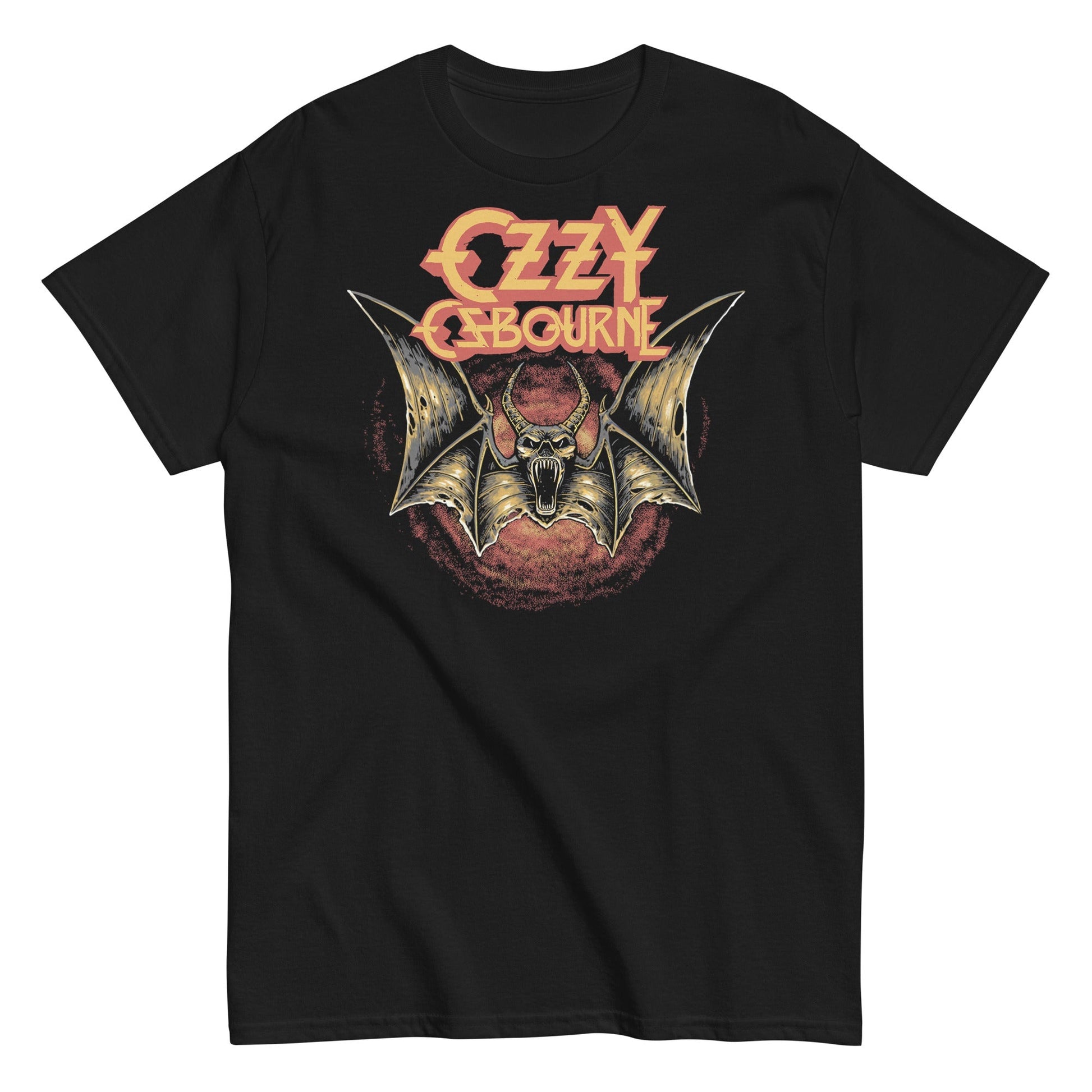 Ozzy Osbourne Screaming Bat Officially Licensed Mens T Shirt Black