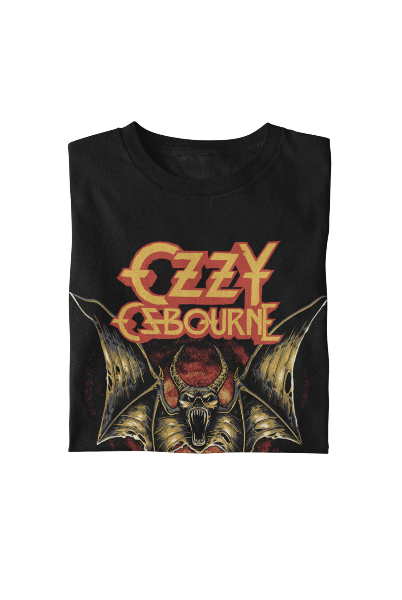 Ozzy Osbourne Screaming Bat Officially Licensed Mens T Shirt Black
