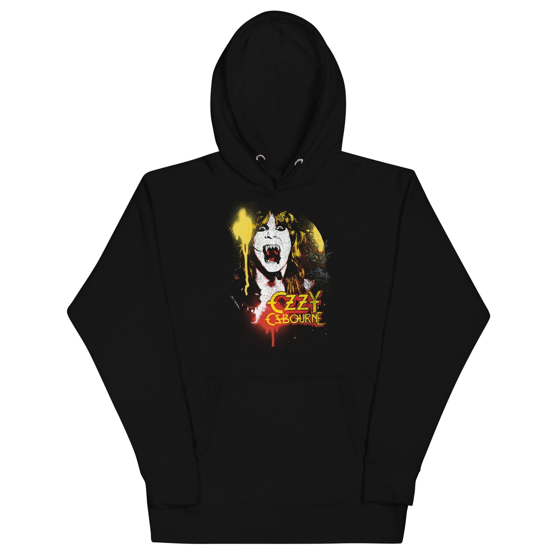 Ozzy Osbourne Screaming Mens Officially Licensed Hoodie Black