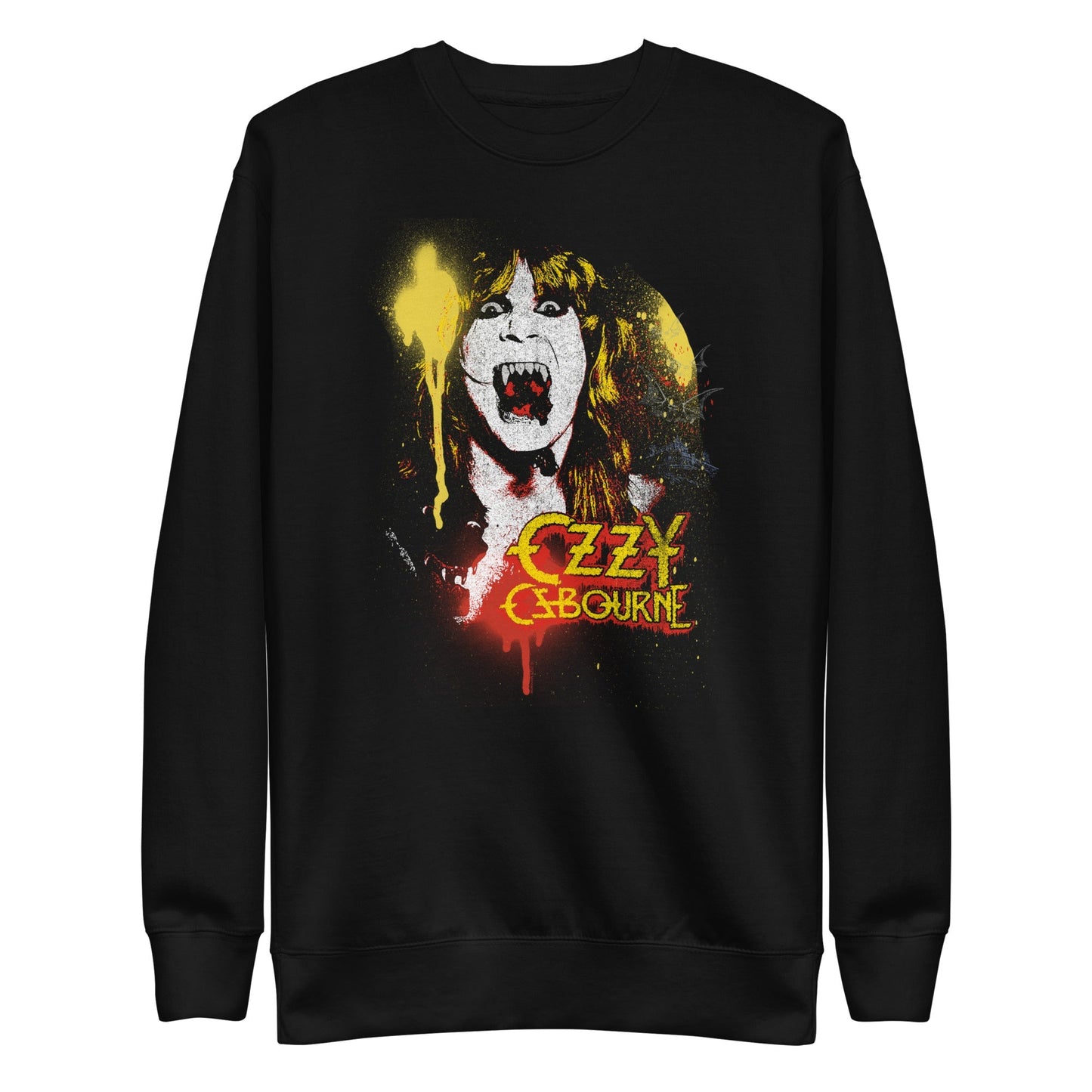 Ozzy Osbourne Screaming Mens Sweatshirt Black