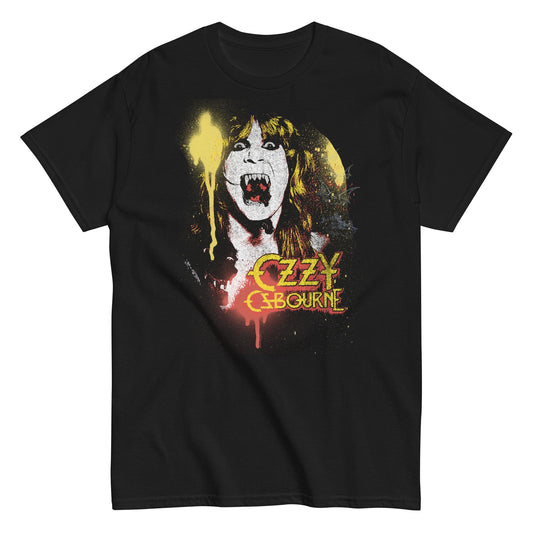 Ozzy Osbourne Screaming Mens T Shirt Black